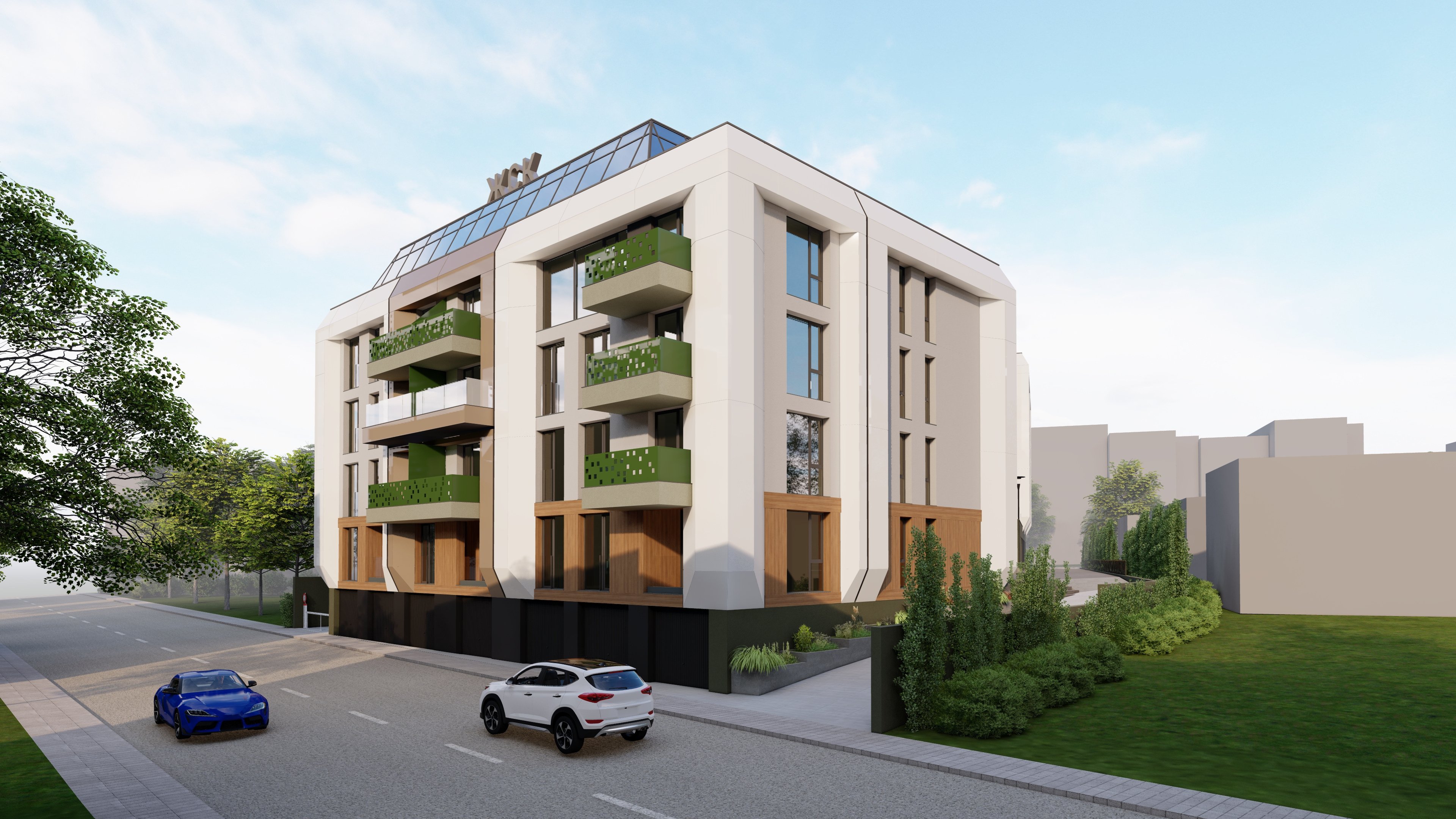 Residencia Verde — съвременна жилищна сграда